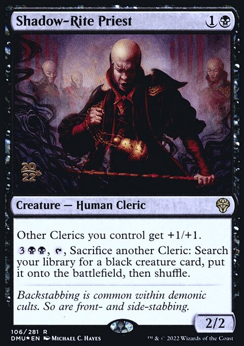 Shadow-Rite Priest [Dominaria United Prerelease Promos]