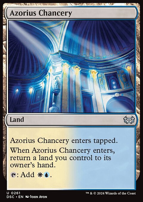 Azorius Chancery [Duskmourn: House of Horror Commander]