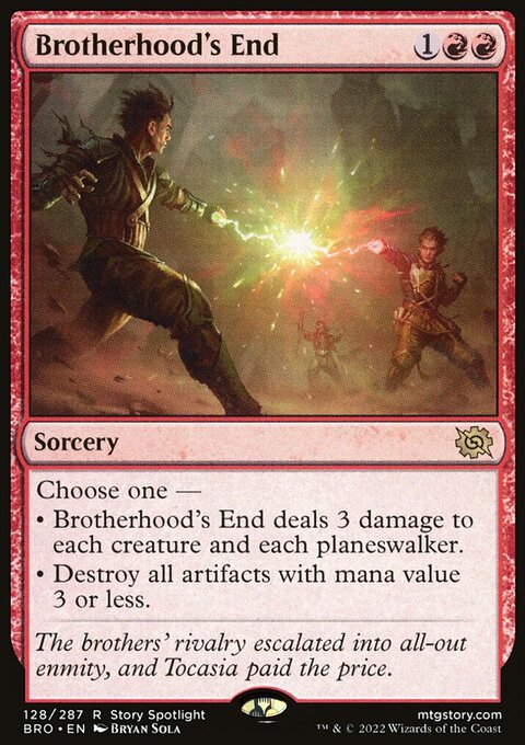 Brotherhood's End [The Brothers' War]