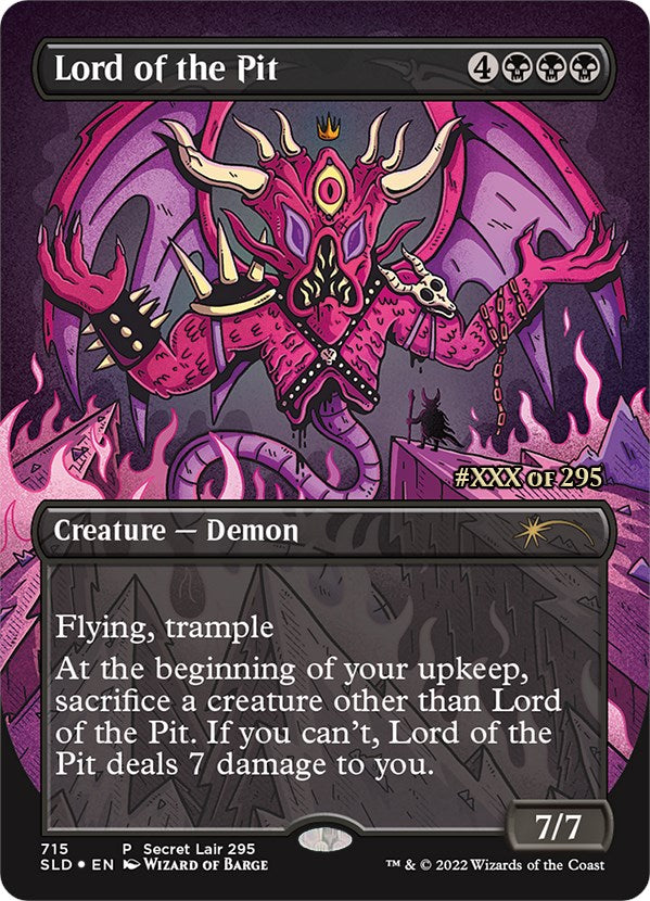 Lord of the Pit (Serial Numbered) [Secret Lair Drop Series]