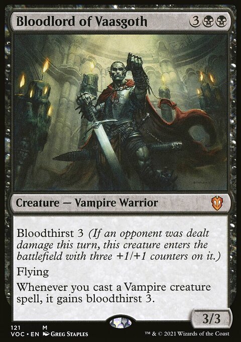 Bloodlord of Vaasgoth [Innistrad: Crimson Vow Commander]
