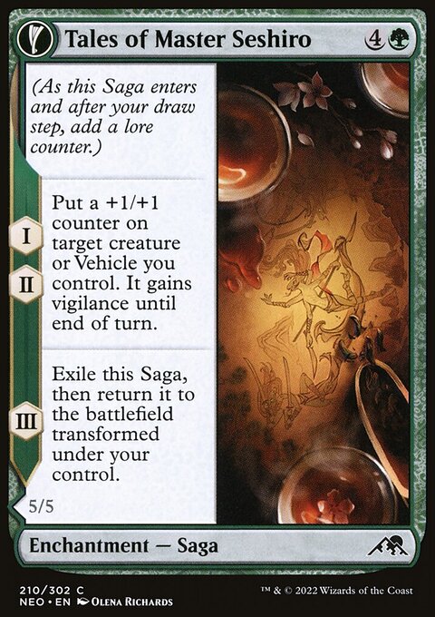 Tales of Master Seshiro // Seshiro's Living Legacy [Kamigawa: Neon Dynasty]