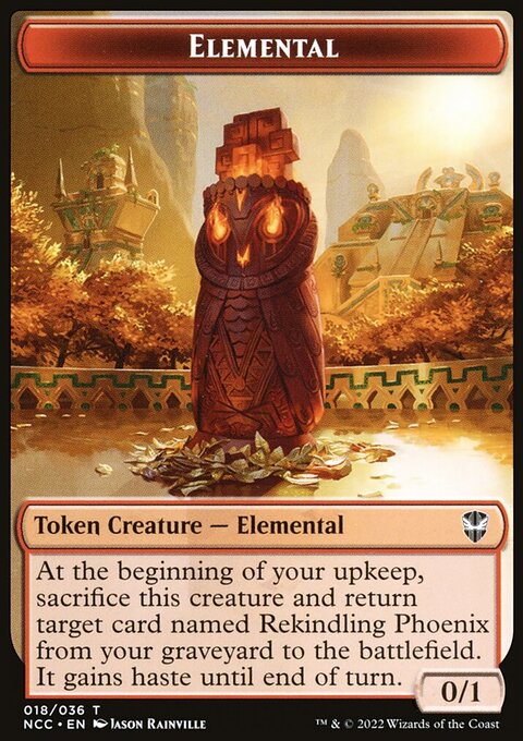 Elemental (018) // Copy Double-Sided Token [Streets of New Capenna Commander Tokens]