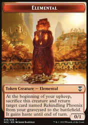 Elemental (018) // Copy Double-Sided Token [Streets of New Capenna Commander Tokens]