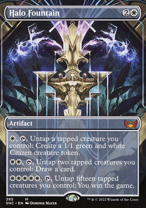 Halo Fountain (Borderless Alternate Art) [Streets of New Capenna]