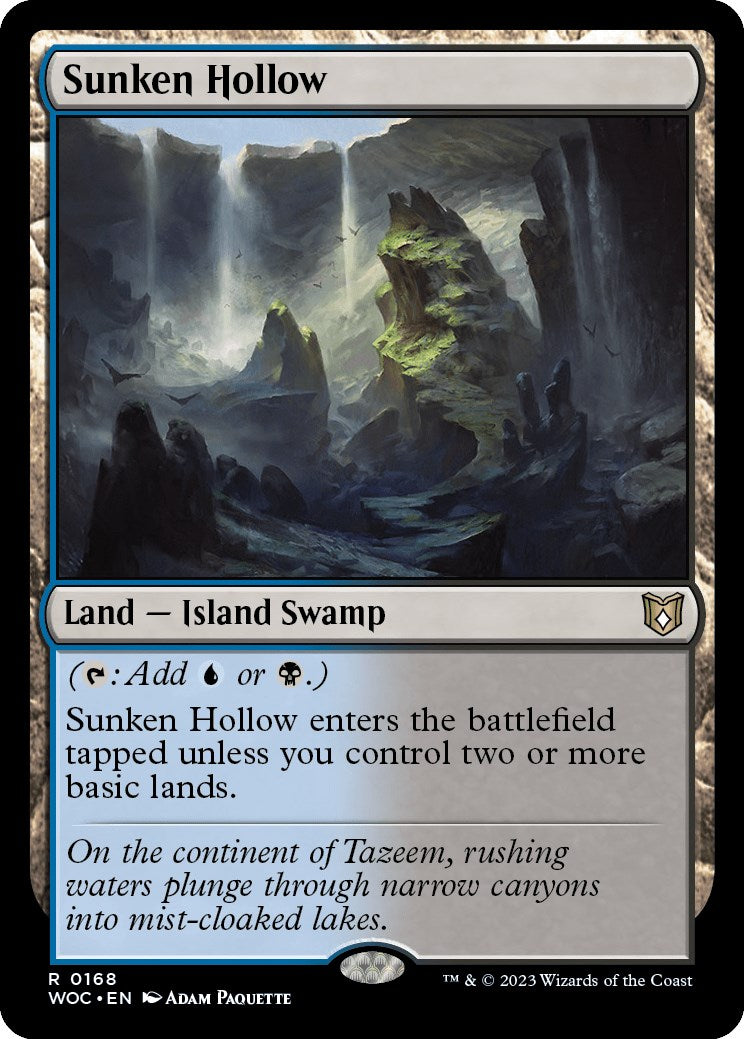 Sunken Hollow [Wilds of Eldraine Commander]