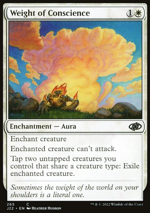 Weight of Conscience [Jumpstart 2022]