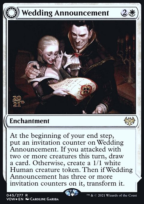 Wedding Announcement // Wedding Festivity [Innistrad: Crimson Vow Prerelease Promos]