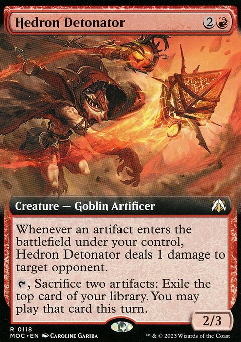 Hedron Detonator (Extended Art) [March of the Machine Commander]