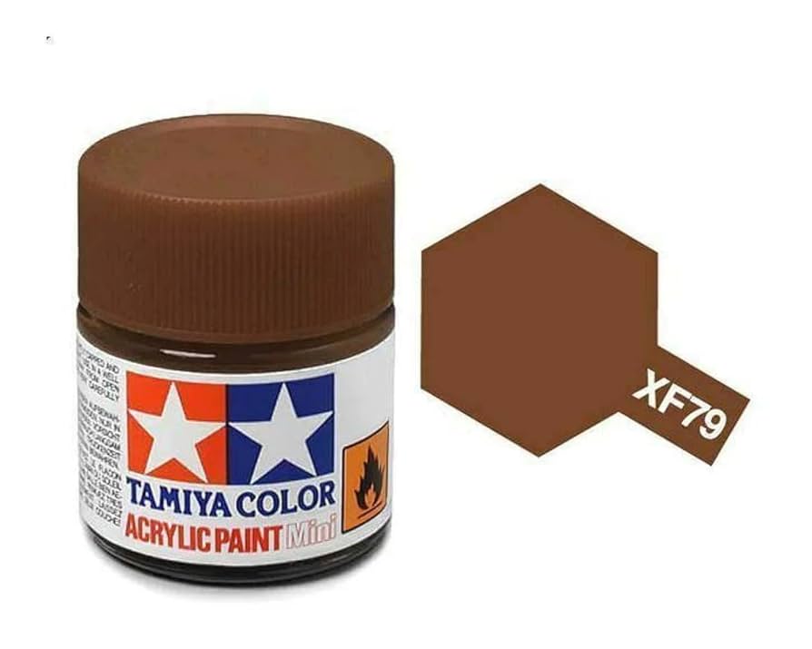 Tamiya XF-79 Acrylic Mini Lino Deck Brown (Flat)