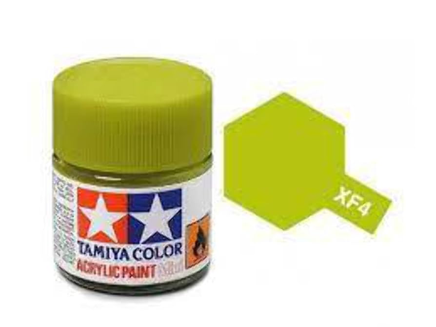 Tamiya XF-4 Acrylic Mini Yellow Green (Flat)