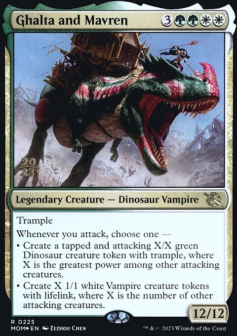 Ghalta and Mavren [March of the Machine Prerelease Promos]