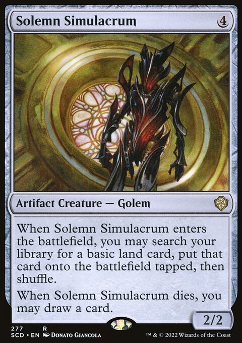 Solemn Simulacrum [Starter Commander Decks]