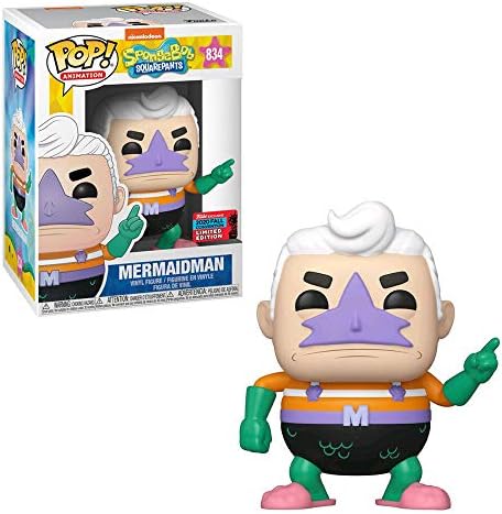 Mermaidman #834 Spongebob Squarepants Pop! Vinyl - Pre-Owned