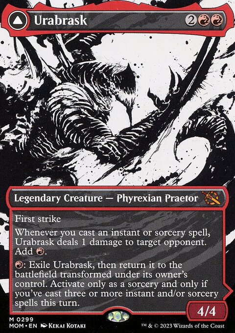 Urabrask // The Great Work (Showcase Planar Booster Fun) [March of the Machine]