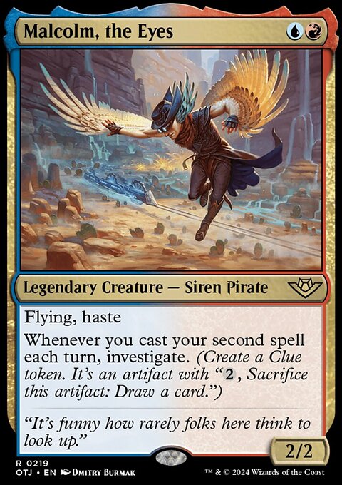 Malcolm, the Eyes [Outlaws of Thunder Junction]