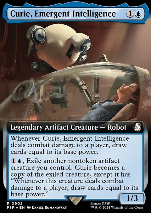 Curie, Emergent Intelligence (Extended Art) (Surge Foil) [Fallout]