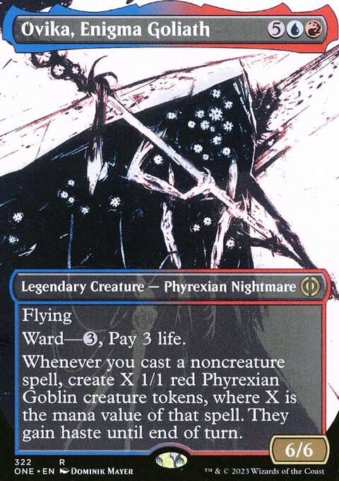 Ovika, Enigma Goliath (Borderless Ichor) [Phyrexia: All Will Be One]