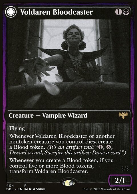 Voldaren Bloodcaster // Bloodbat Summoner [Innistrad: Double Feature]
