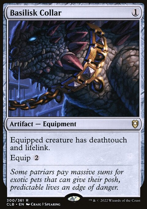 Basilisk Collar [Commander Legends: Battle for Baldur's Gate]