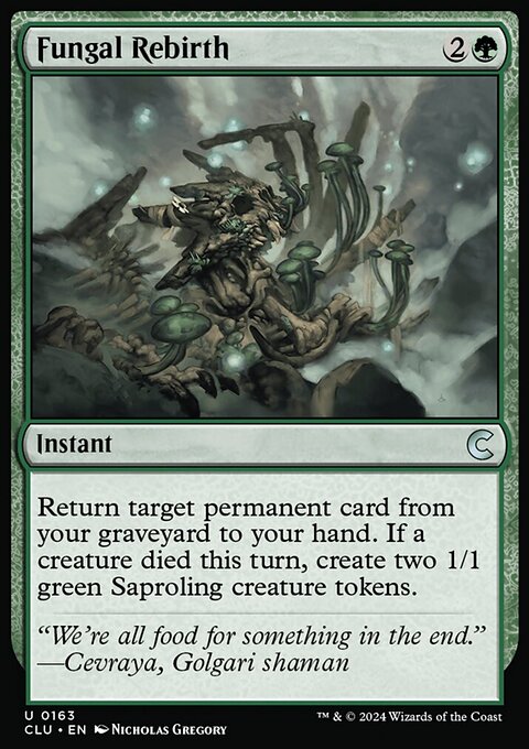 Fungal Rebirth [Ravnica: Clue Edition]