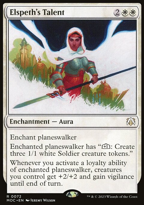 Elspeth's Talent [March of the Machine Commander]