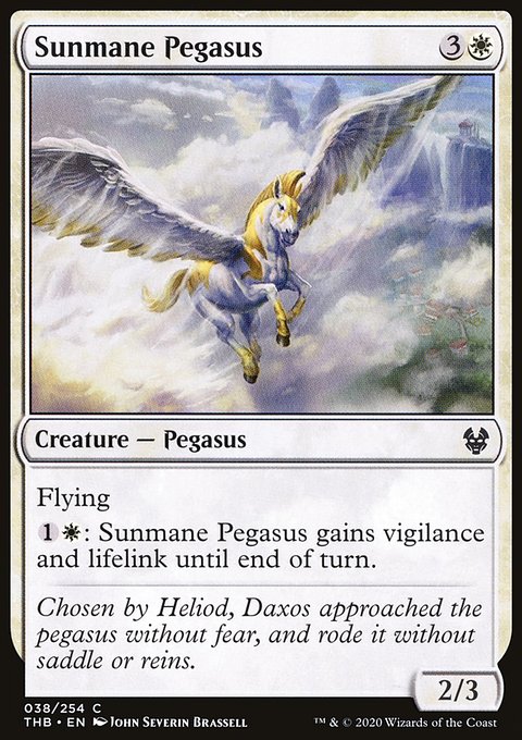 Sunmane Pegasus [Theros Beyond Death]