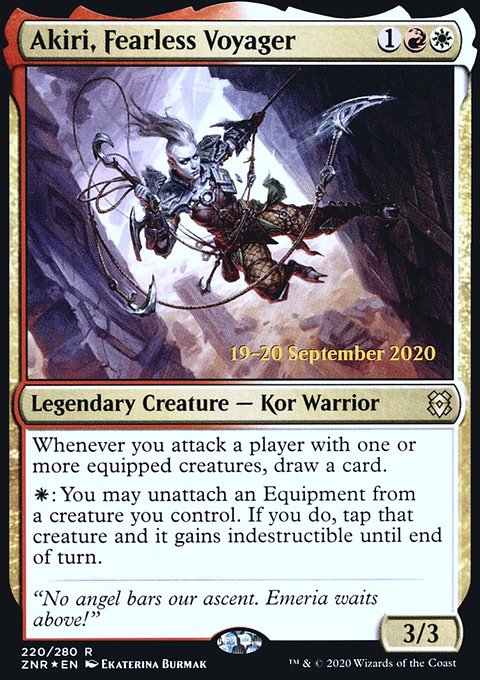 Akiri, Fearless Voyager [Zendikar Rising Prerelease Promos]