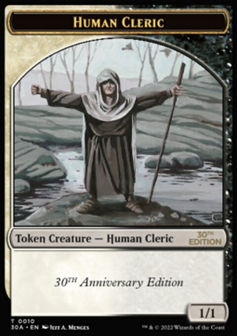 Human Cleric Token [30th Anniversary Tokens]