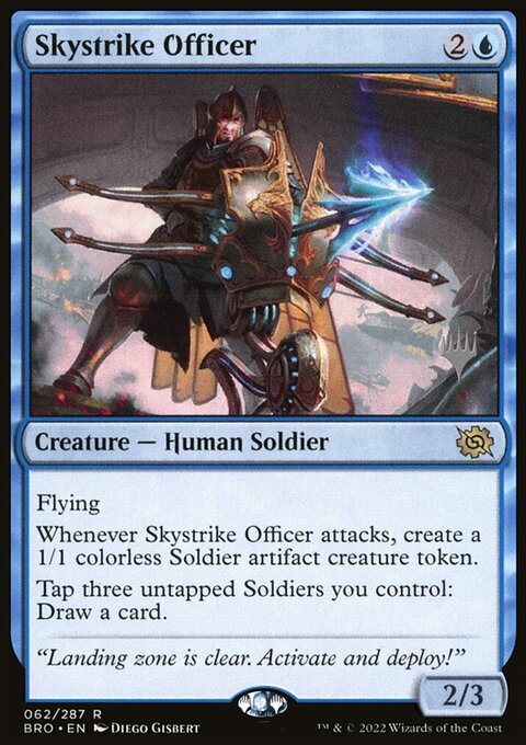 Skystrike Officer [The Brothers' War Prerelease Promos]