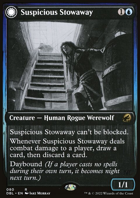 Suspicious Stowaway // Seafaring Werewolf [Innistrad: Double Feature]