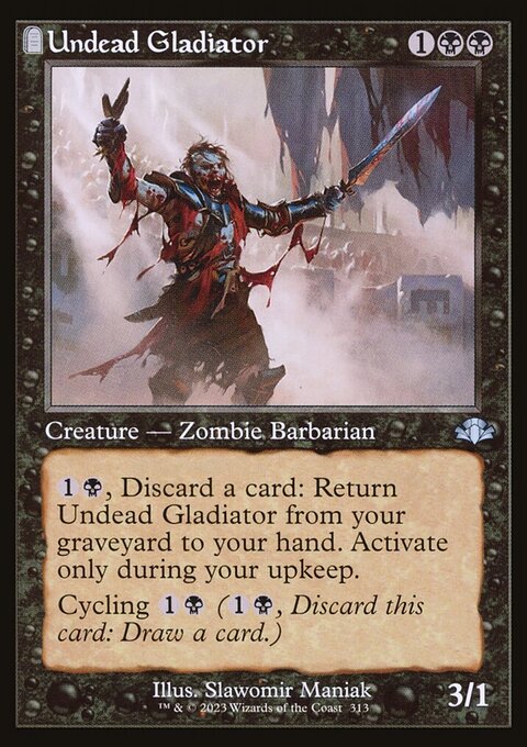 Undead Gladiator (Retro) [Dominaria Remastered]