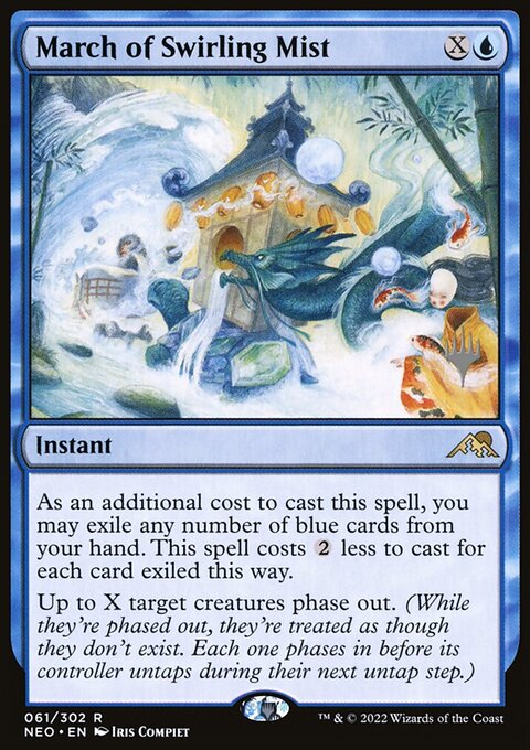 March of Swirling Mist [Kamigawa: Neon Dynasty Prerelease Promos]