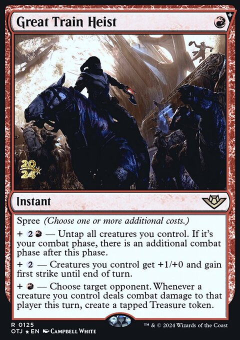 Great Train Heist [Outlaws of Thunder Junction Prerelease Promos]