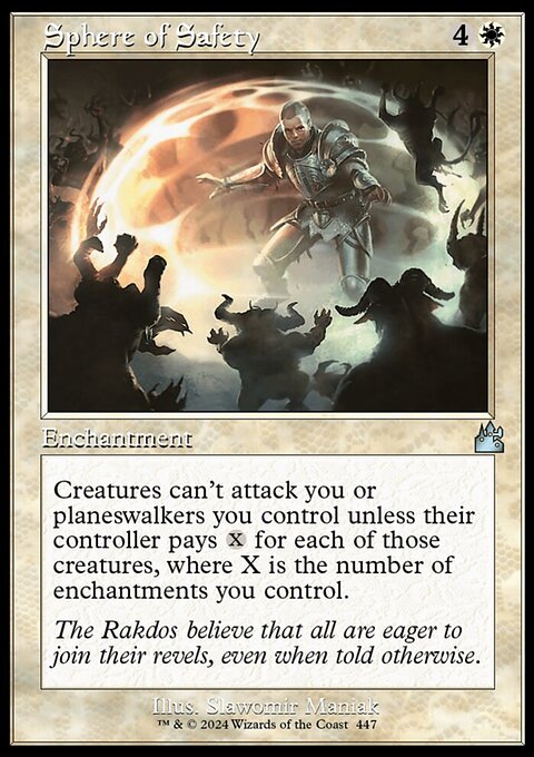 Sphere of Safety (Retro Frame) [Ravnica Remastered]