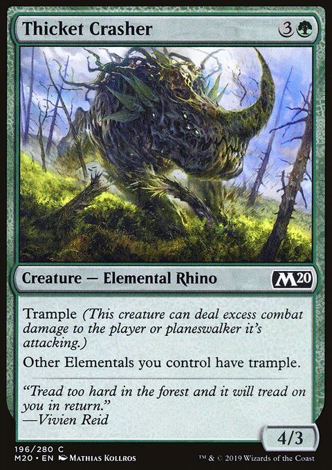 Thicket Crasher [Core Set 2020]