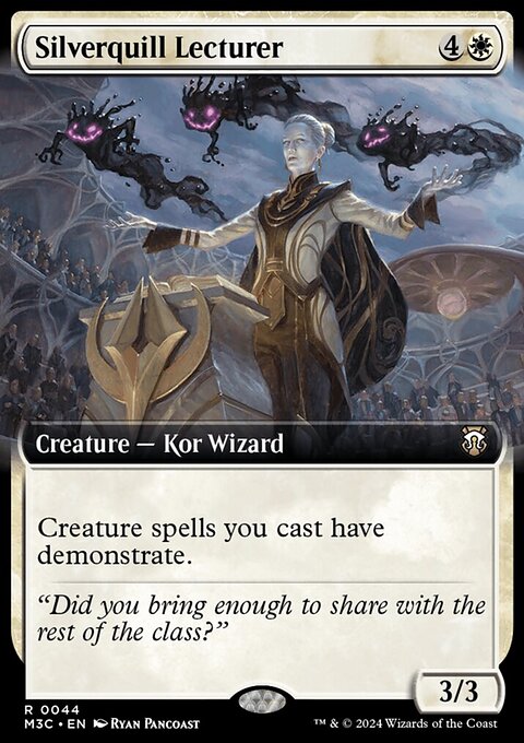 Silverquill Lecturer (Extended Art) (Ripple Foil) [Modern Horizons 3 Commander]