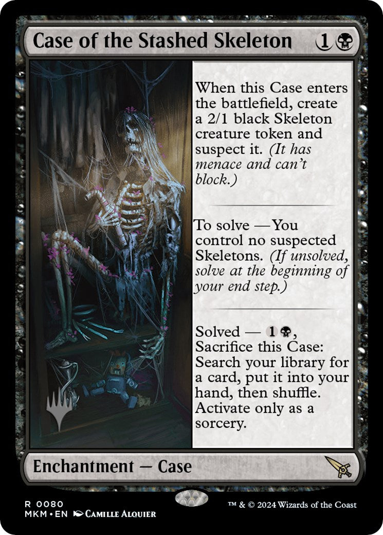 Case of the Stashed Skeleton (Promo Pack) [Murders at Karlov Manor Promos]