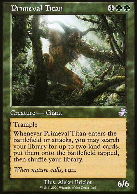 Primeval Titan (Timeshifted) [Time Spiral Remastered]