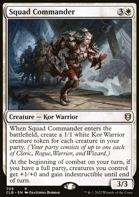 Squad Commander [Commander Legends: Battle for Baldur's Gate]