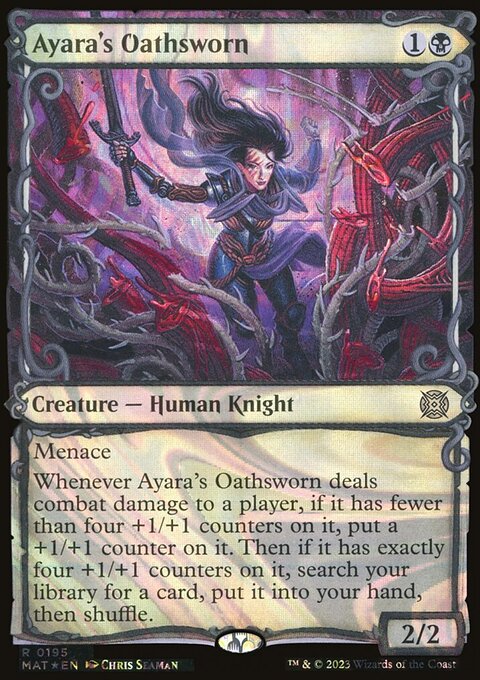 Ayara's Oathsworn (Showcase Halo Foil) [March of the Machine: The Aftermath]