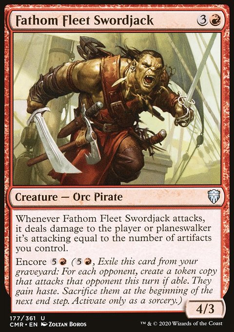 Fathom Fleet Swordjack [Commander Legends]