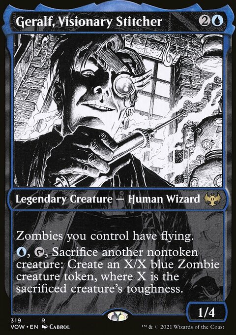 Geralf, Visionary Stitcher (Showcase Eternal Night) [Innistrad: Crimson Vow]