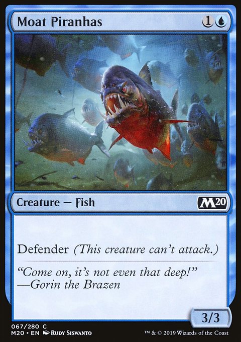 Moat Piranhas [Core Set 2020]