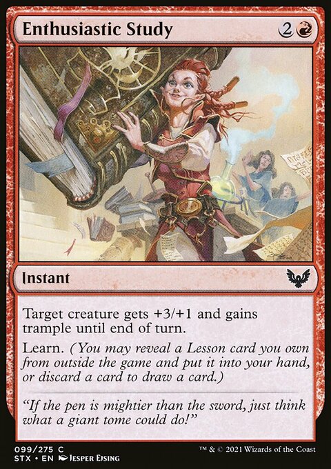 Enthusiastic Study [Strixhaven: School of Mages]