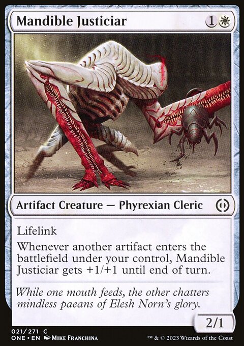 Mandible Justiciar [Phyrexia: All Will Be One]