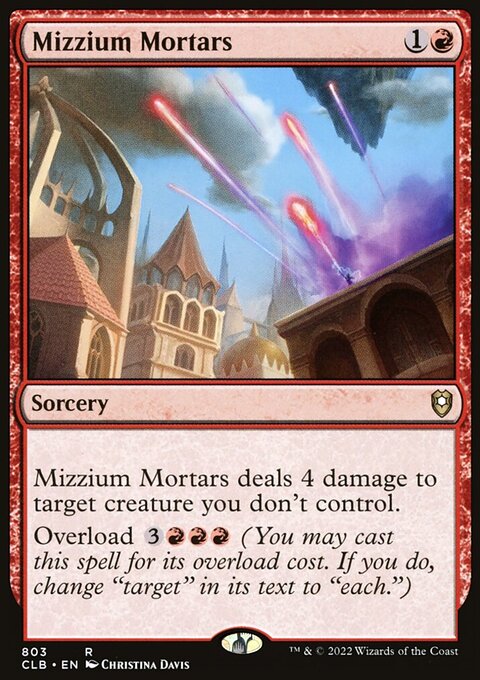 Mizzium Mortars [Commander Legends: Battle for Baldur's Gate]