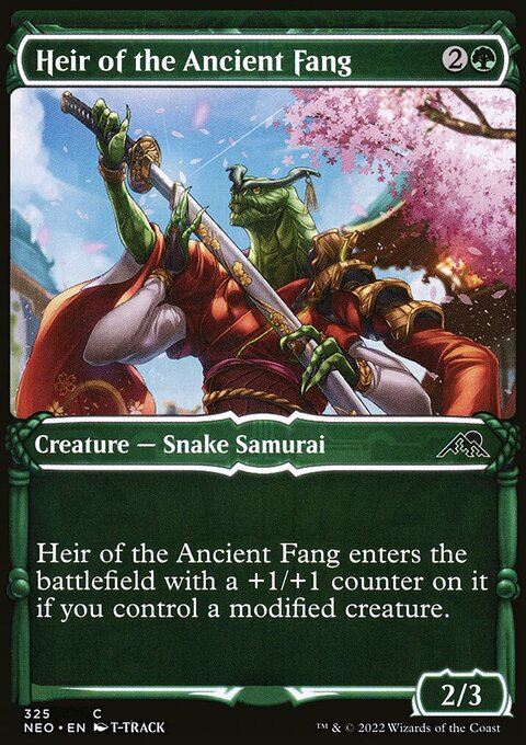 Heir of the Ancient Fang (Showcase Samurai) [Kamigawa: Neon Dynasty]