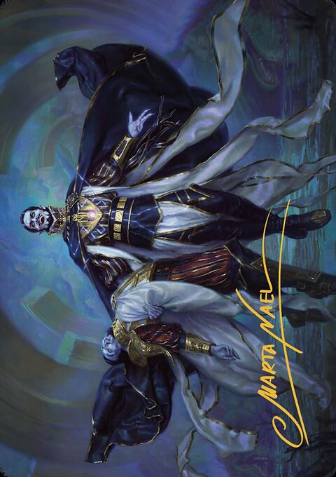 Vito, Fanatic of Aclazotz Art Card (Gold-Stamped Signature) [The Lost Caverns of Ixalan Art Series]