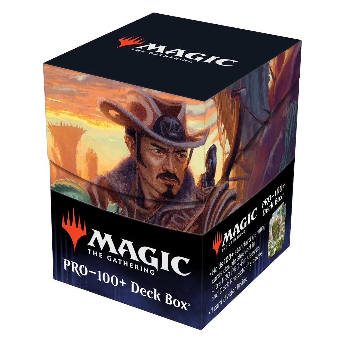 ULTRA PRO 100+ Deck Box for MTG: Outlaws of Thunder Junction - Yuma, Proud Protector